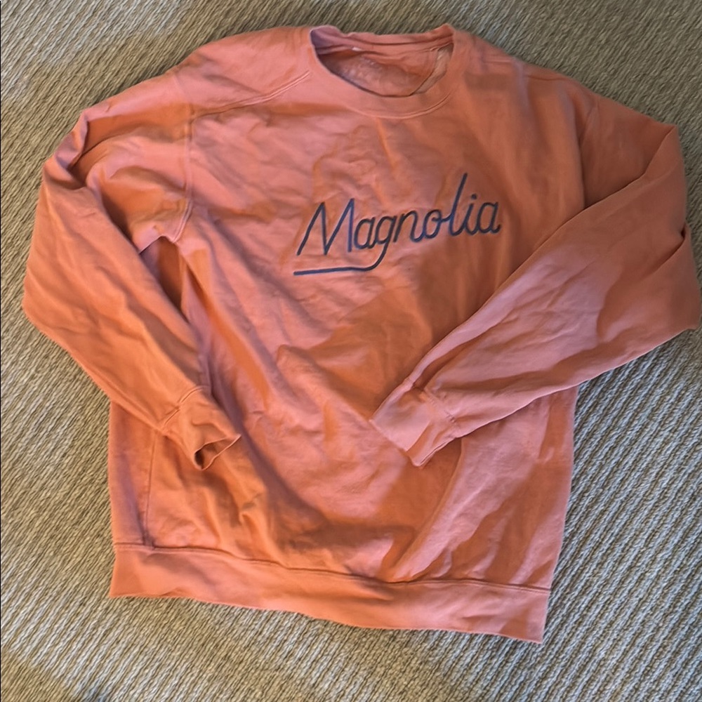 Magnolia Peach Crewneck Sweater